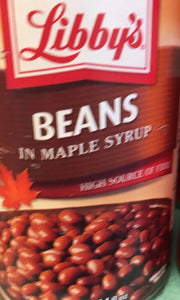 Beans in maple syrup Libby's 398ml