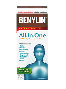 Benylin syrup Extra Strength, All in one 270ml