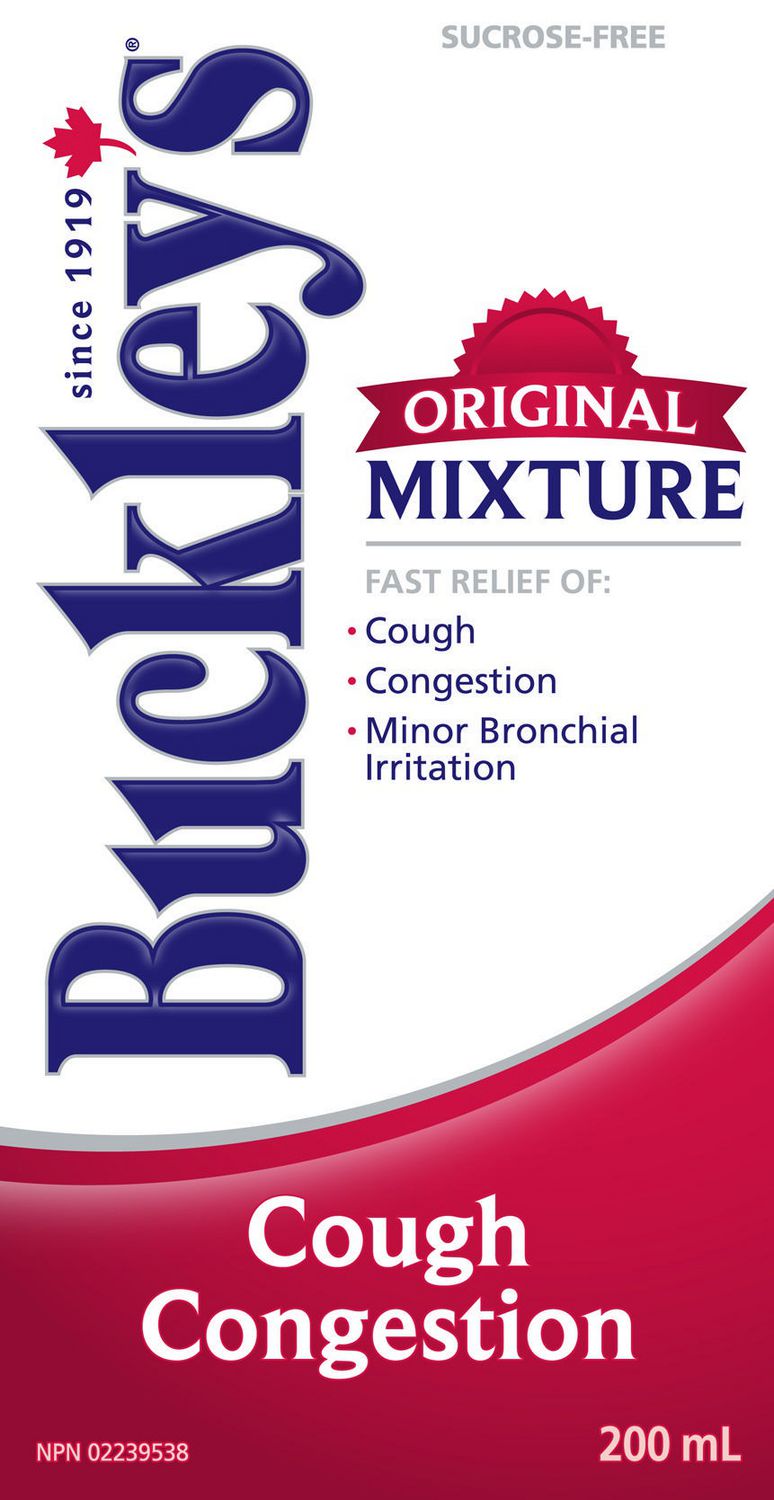 Syrup Cough & Congestion, Buckley's Original mixture 200ml