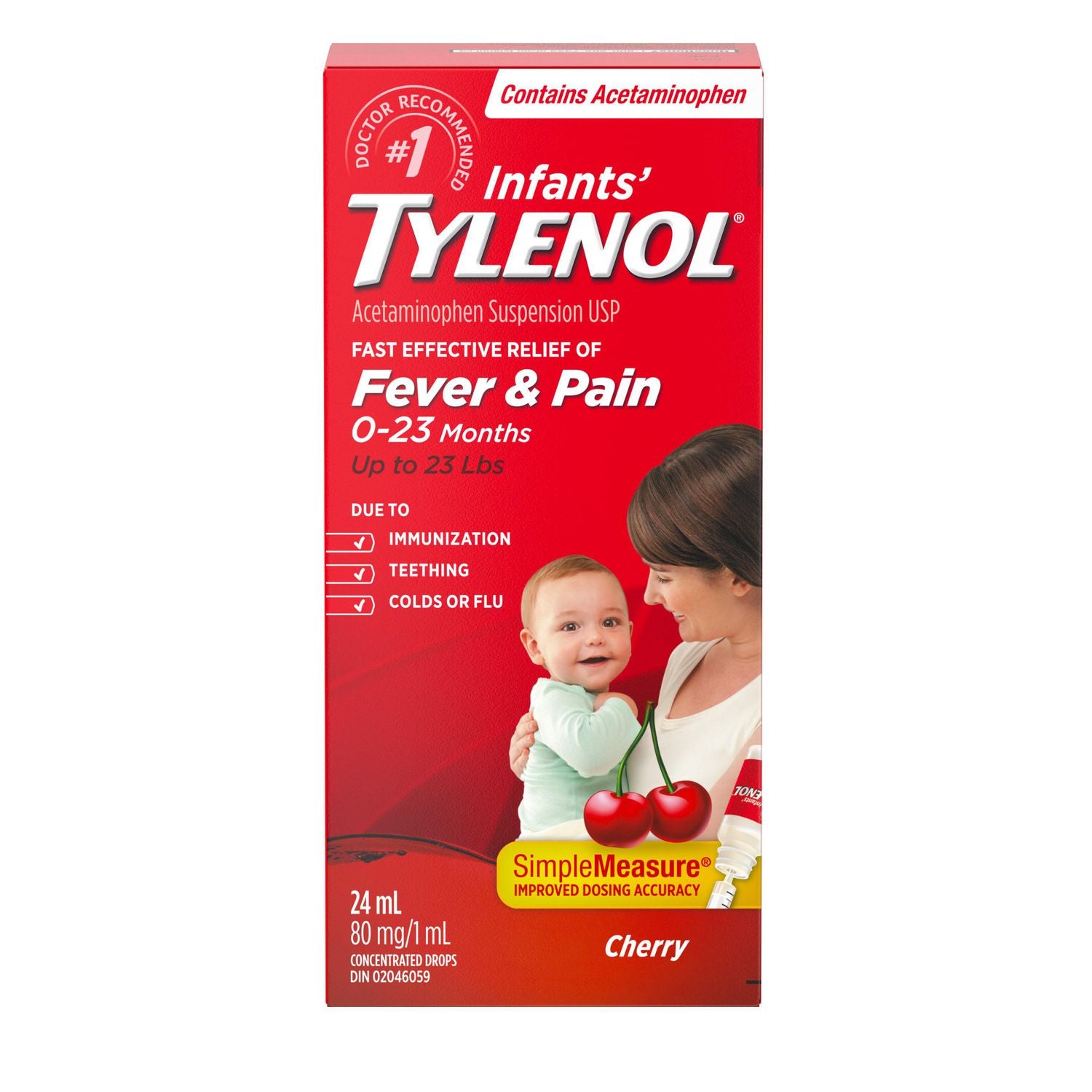 Acetaminophen ( Tylenol, generic )
