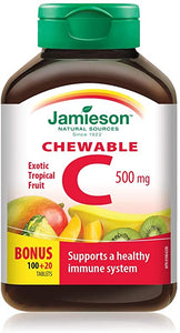 Vitamin C Chewable, 500mg, Jamieson