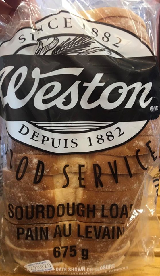 Sourdough Loaf Bread from Weston 675 g