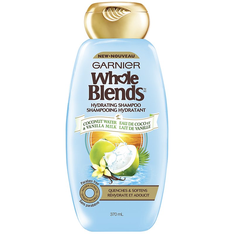 Whole Blends Coconut water & Vanilla milk Garnier Shampoo 370ml