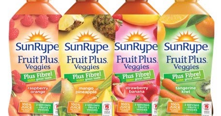 SunRype 100% Juice & Veggies, No Sugar added